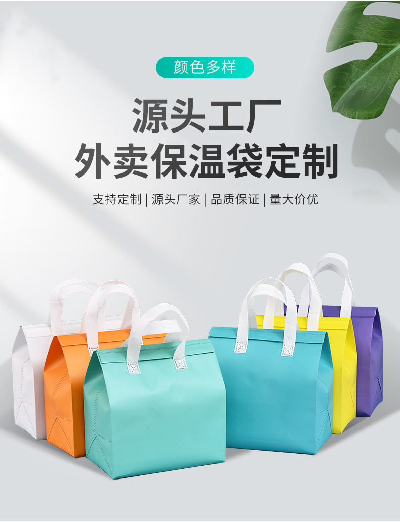 昭通市无纺布保温袋外卖袋